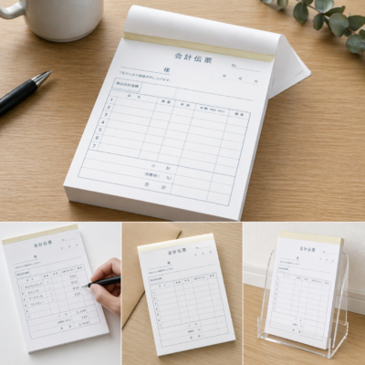 単票印刷（ブロックメモ・FAX用紙など）